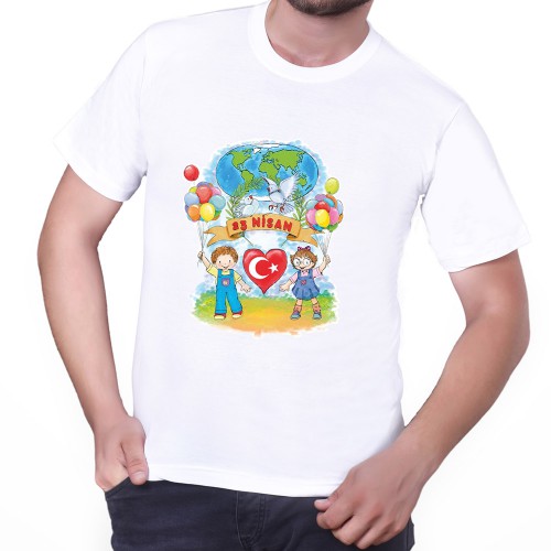23 Nisan Baskılı Tişört
