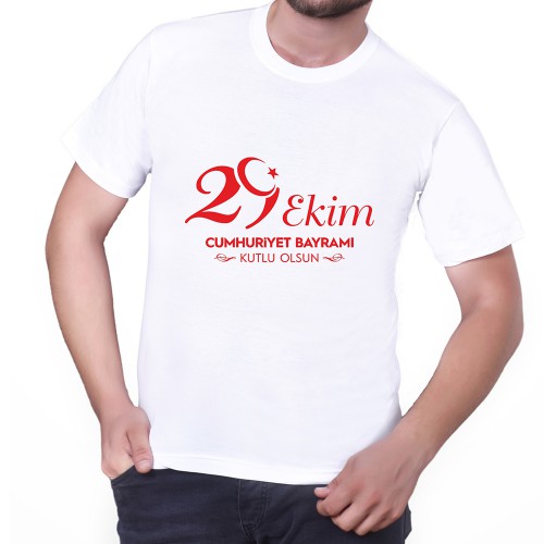29 Ekim Baskılı Tişört