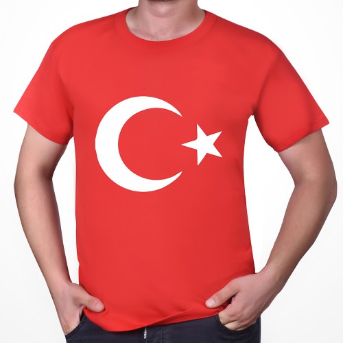 Ayyıldız Baskılı Tişört
