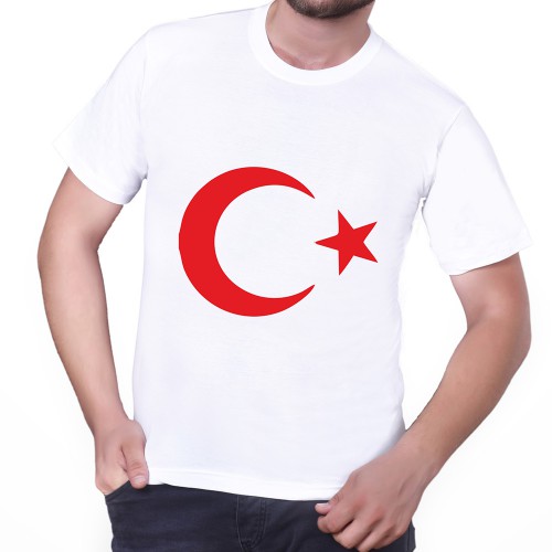 Ayyıldız Baskılı Tişört
